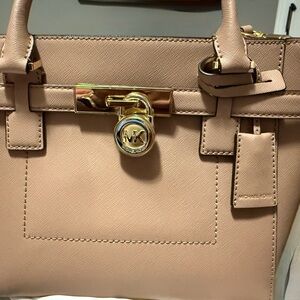 Michael Kors Blush Saffiano Leather Satchel | Like New